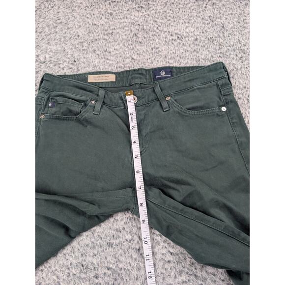 AG Adriano Goldschmied Jeans Womens 25 Green Stevie Slim Straight Ankle Stretch - Picture 7 of 10
